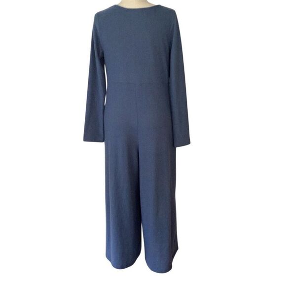 Three Bird Nest Simply Comfort Jumpsuit Blue Women’s Large Long Sleeve - Picture 2 of 9